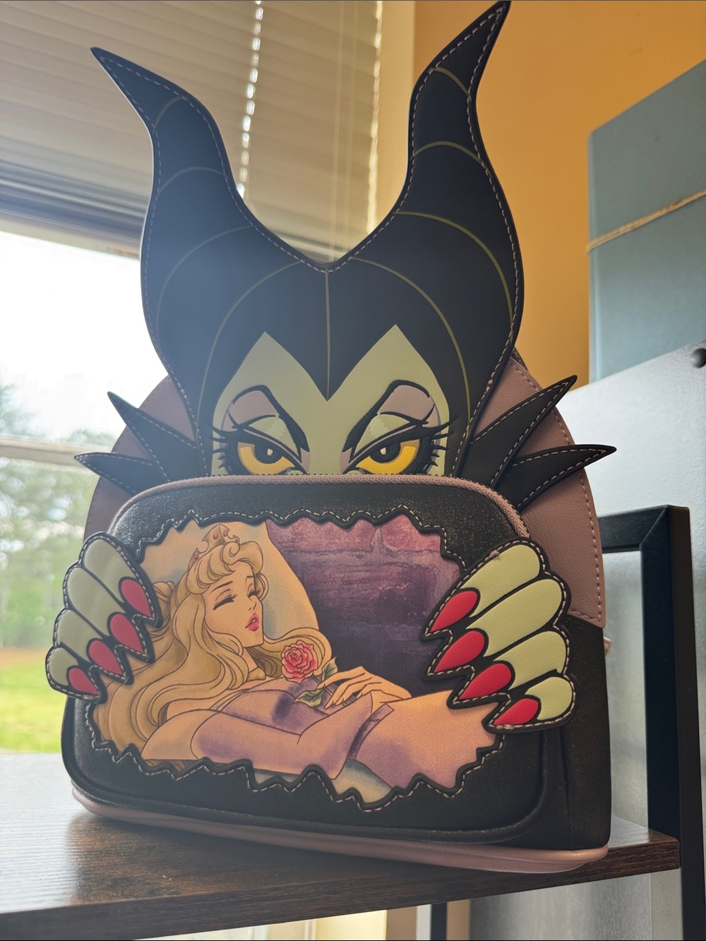 Disney Villains Maleficent Sleeping Beauty Loungefly Backpack NWT